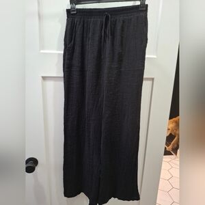 Black Women's Flowy Pants